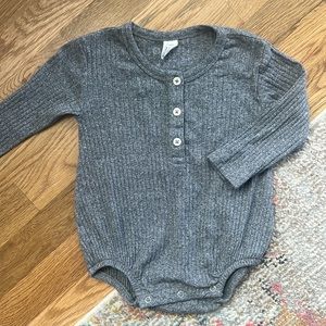 Heather grey Henley bubble size 18-24 months